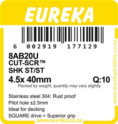 8AB20 - Cut Screw ST/ST -8AB20_label_T